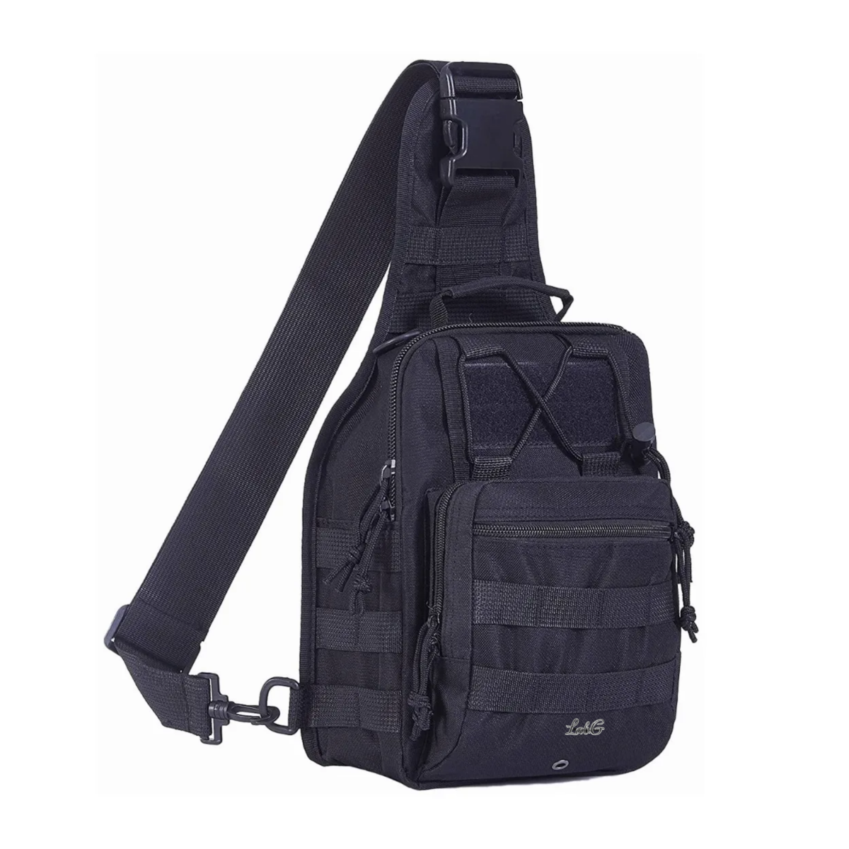 Foto 1 | Bolso Bandolera Táctica Multifunción Cuerpo Cruzada Lab.g Negro