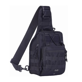 Foto 1 | Bolso Bandolera Táctica Multifunción Cuerpo Cruzada Lab.g Negro