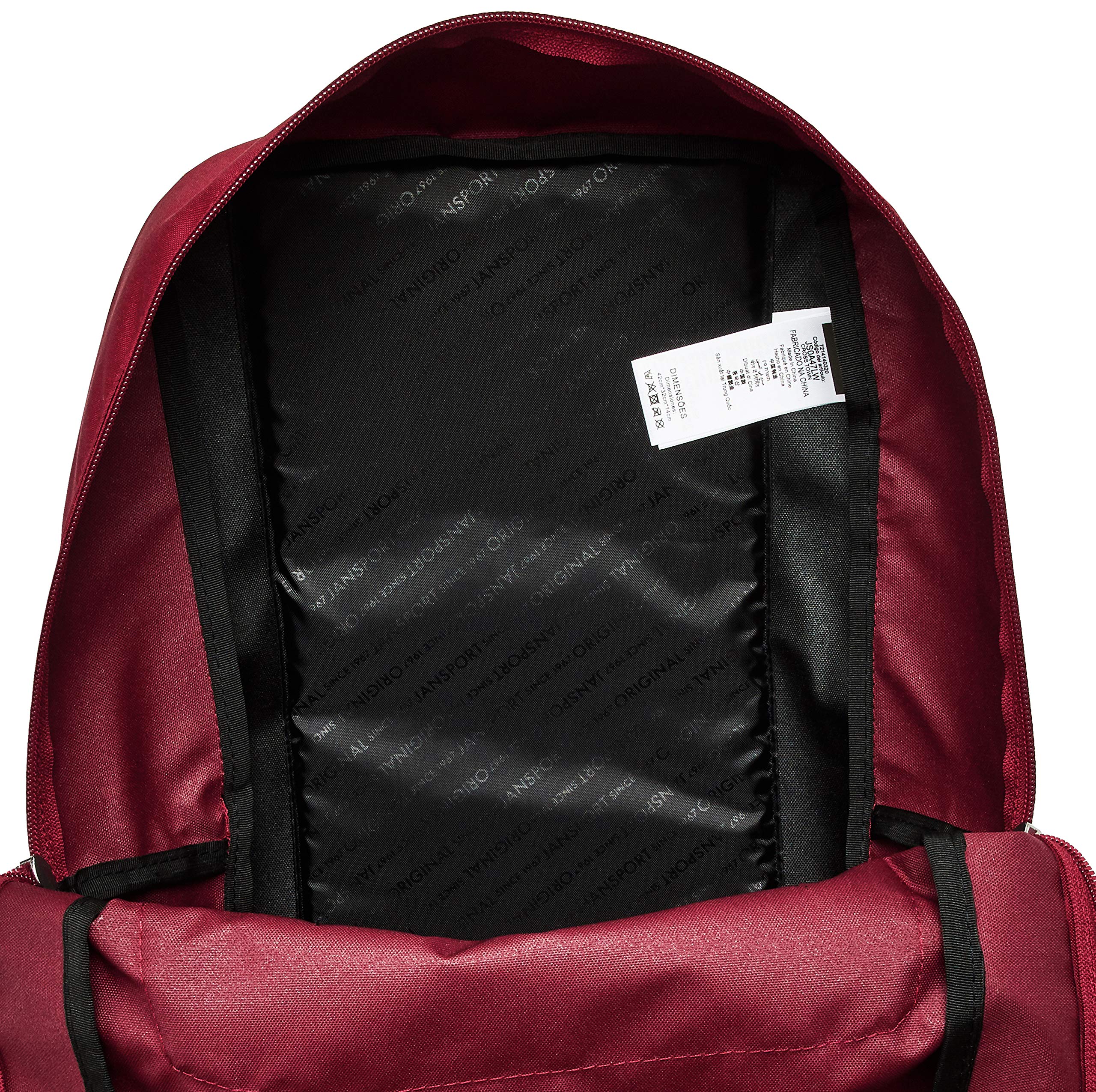Foto 6 pulgar | Mochila Jansport Cross Town Viking Roja - Venta Internacional