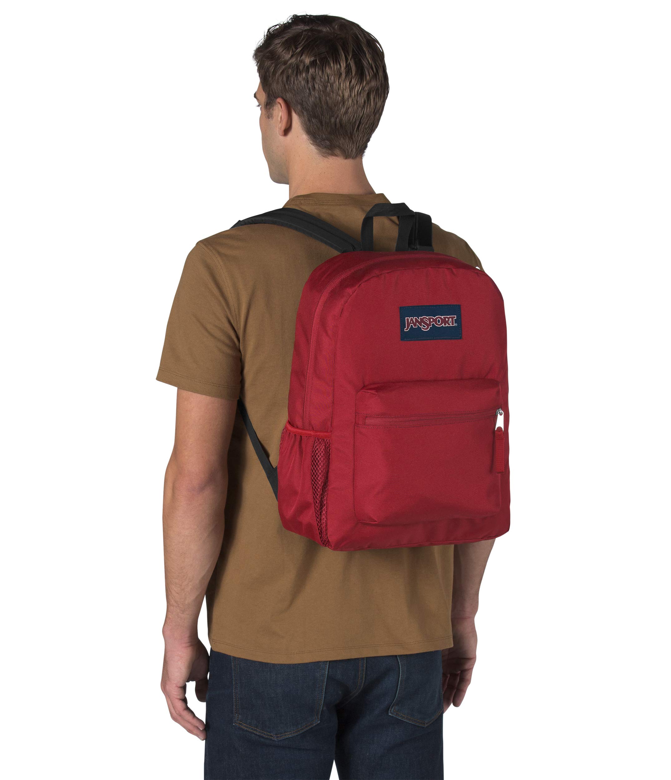 Foto 7 pulgar | Mochila Jansport Cross Town Viking Roja - Venta Internacional
