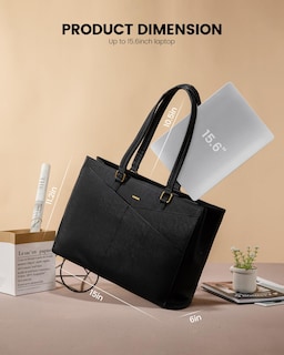 Foto 5 | Bolsa Para Portátil Lovevook Para Mujer De 15.6 Pulgadas, Piel Vintage - Venta Internacional.