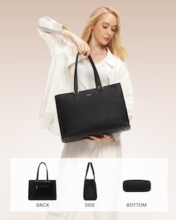 Foto 6 | Bolsa Para Portátil Lovevook Para Mujer De 15.6 Pulgadas, Piel Vintage - Venta Internacional.