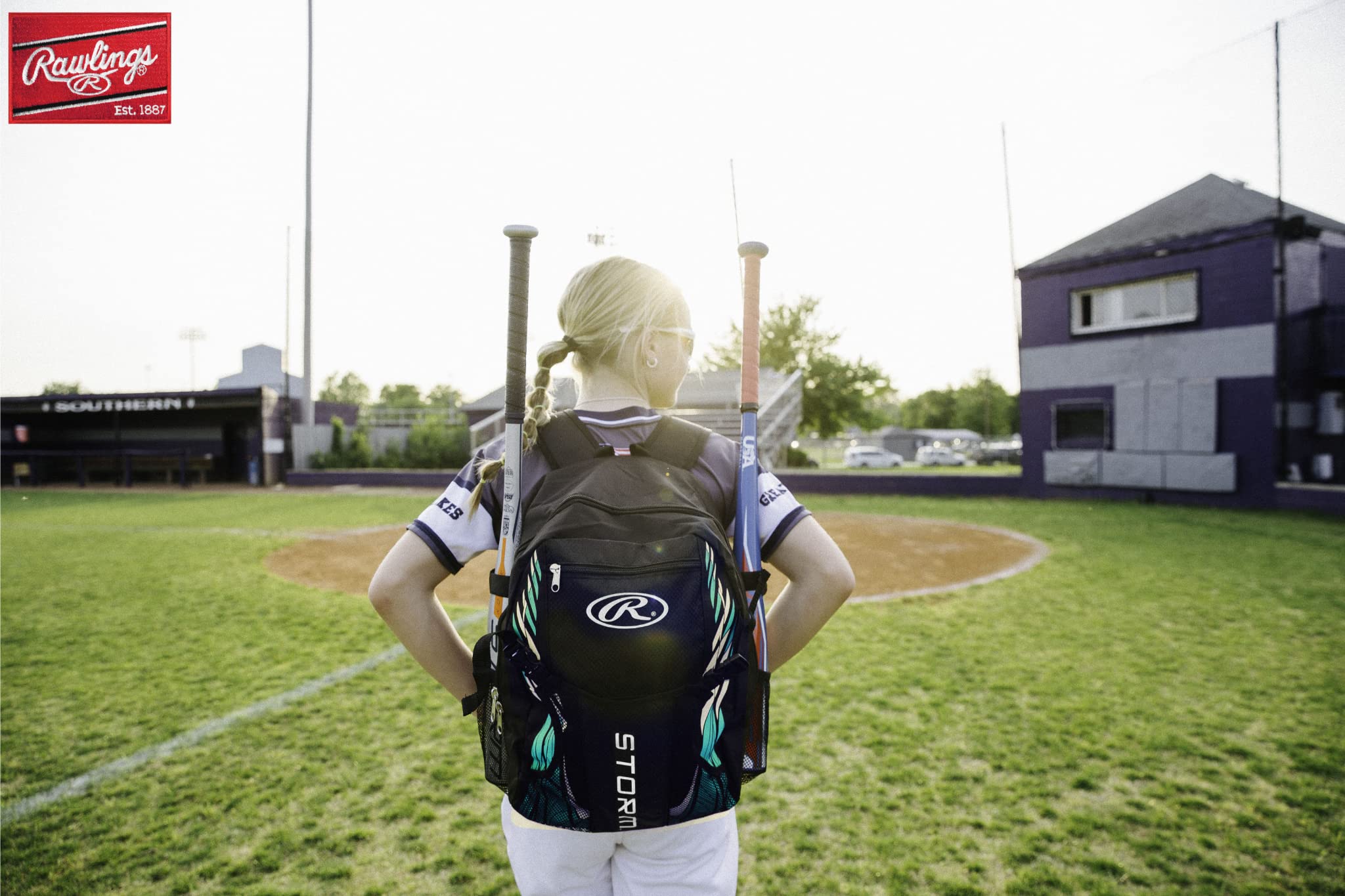 Foto 6 pulgar | Mochila Y Equipo Rawlings Storm T-ball/softball Mint - Venta Internacional.