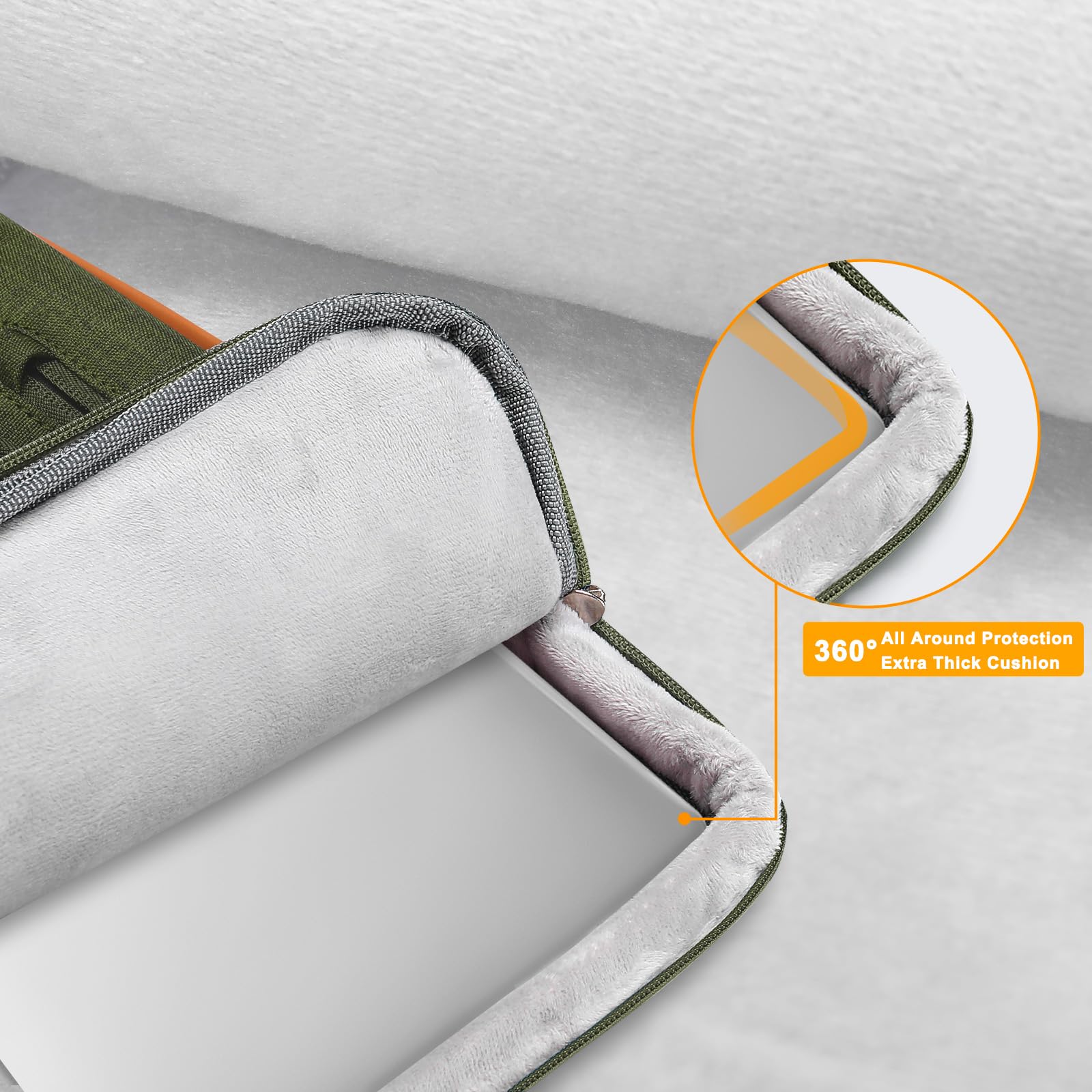Foto 3 | Bandolera Protectora Mosiso 360 Para Ordenador Portátil De 17 A 17,3 Pulgadas, Compatible Con Macboo - Venta Interna