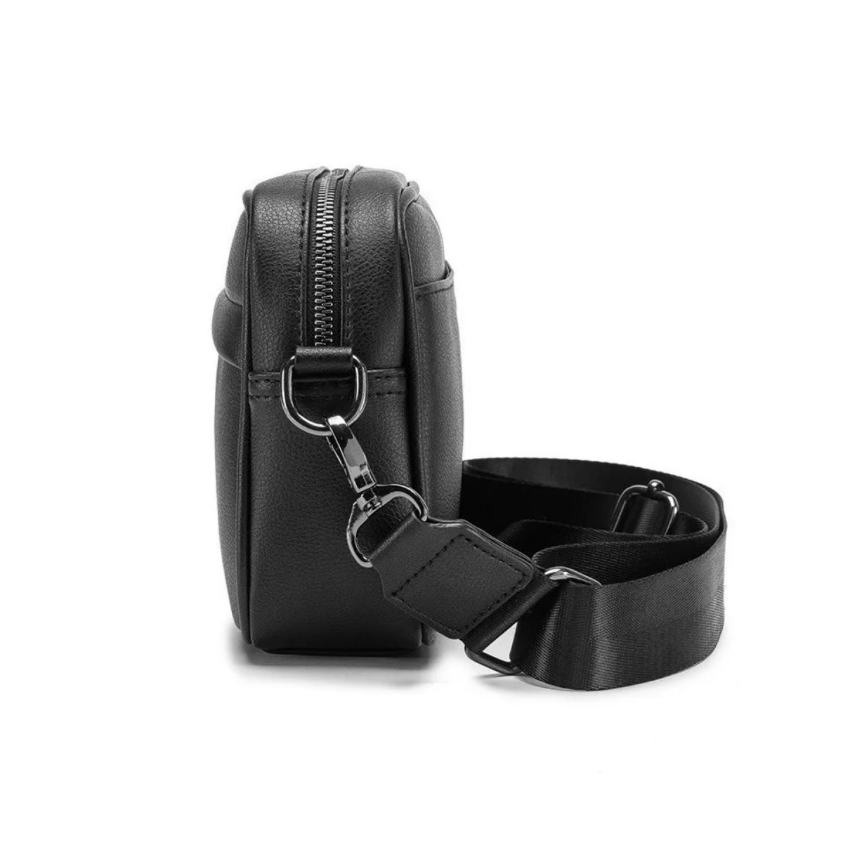 Foto 6 pulgar | Bolso  De Cuero Para Hombre Bandolera Todo Lab.g Negro