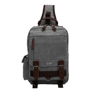 Foto 1 | Mochila Cruzada Mochila Cruzada De Broches 15l Lab.g Gris