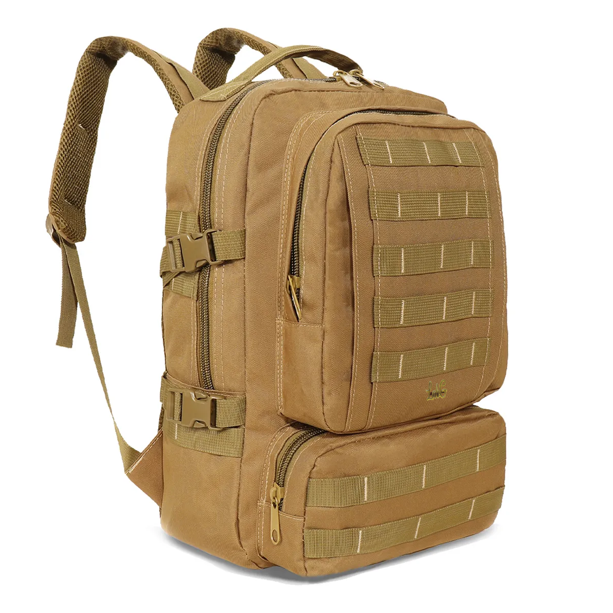 Foto 1 | Mochila Táctica Militar Portátil Escolar Mutiluso Moda Lab.g Marrón