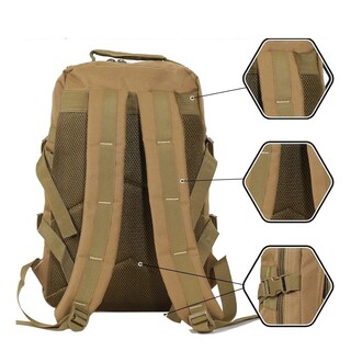 Foto 5 | Mochila Táctica Militar Portátil Escolar Mutiluso Moda Lab.g Marrón