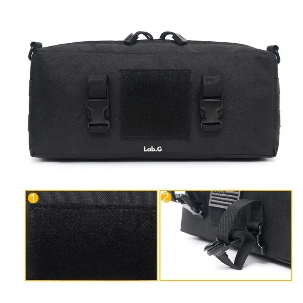 Foto 4 | Mochila Táctica Tácticos Militar Táctica Campismo Accesorios Lab.g, Negro