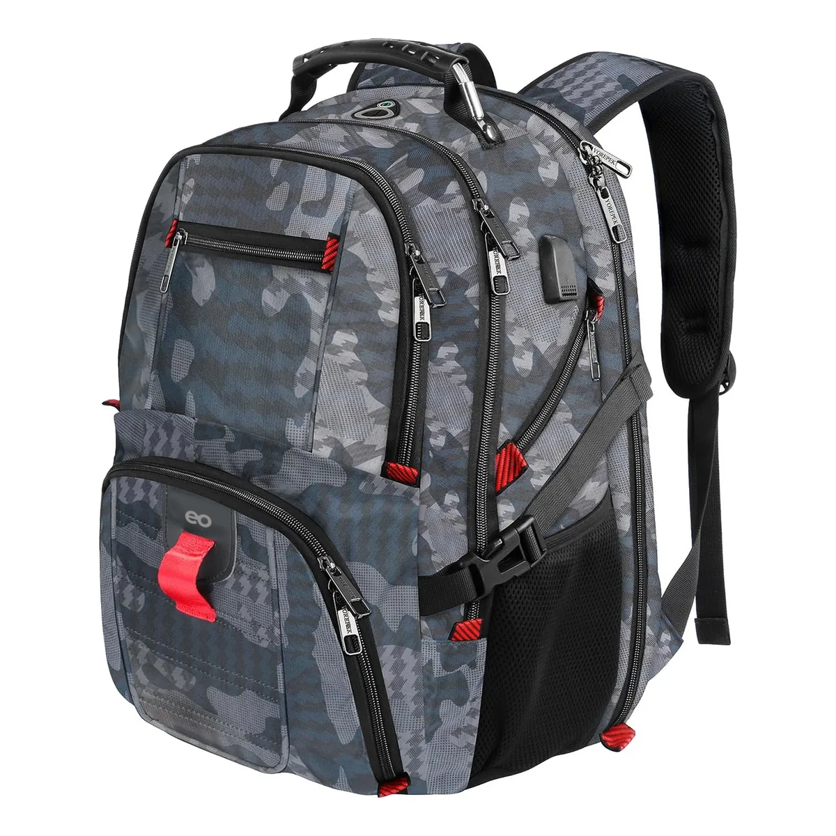 Foto 1 | Mochila Para Laptop Impermeable Eo Safe Imports Esi-19442 Gris