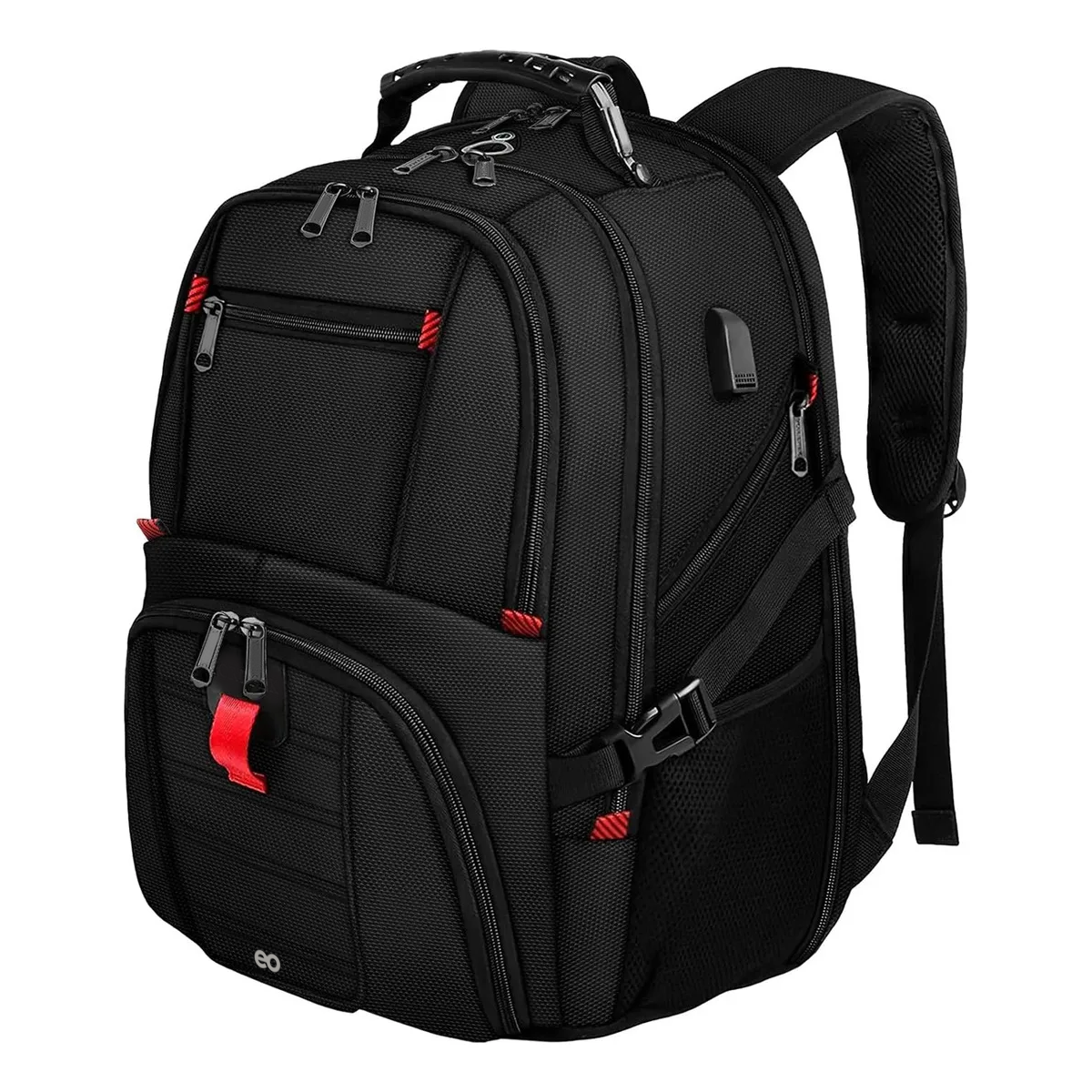 Foto 1 | Mochila Para Laptop Impermeable Eo Safe Imports Esi-19443 Negro