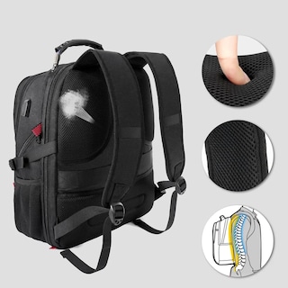 Foto 4 | Mochila Para Laptop Impermeable Eo Safe Imports Esi-19443 Negro