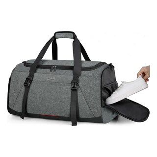 Foto 3 | Maleta Deportiva Bolsa Gym Viaje Mochila Lab.g Gris
