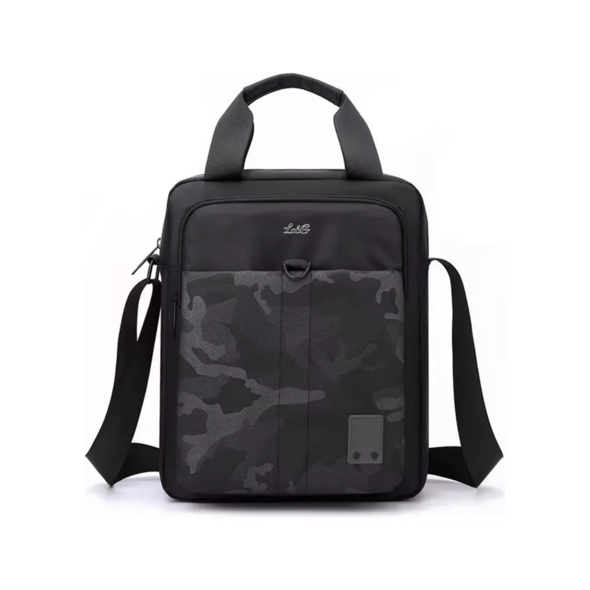 Foto 1 | Bolso Mensajero Bandolera Camuflaje Lab.g Negro