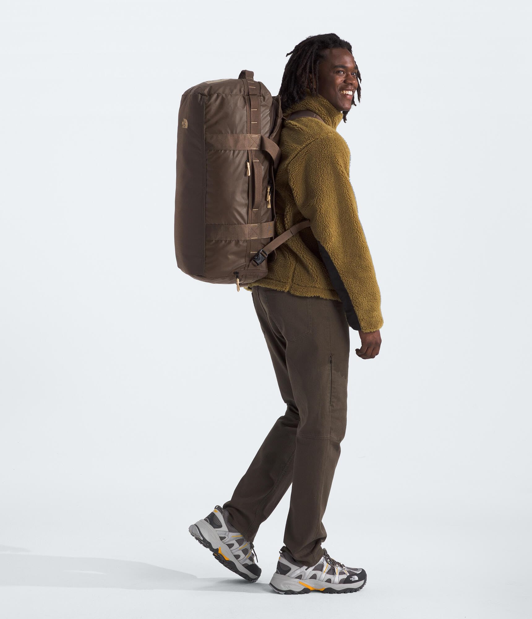 Foto 7 | Bolsa De Viaje The North Face Base Camp Voyager 62l Marrón Ahumado - Venta Internacional.