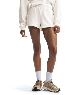 Foto 1 | Pantalones Cortos The North Face Para Mujer, De Forro Polar Con Forma De Media Cúpula, Color Blanco Dune - Venta