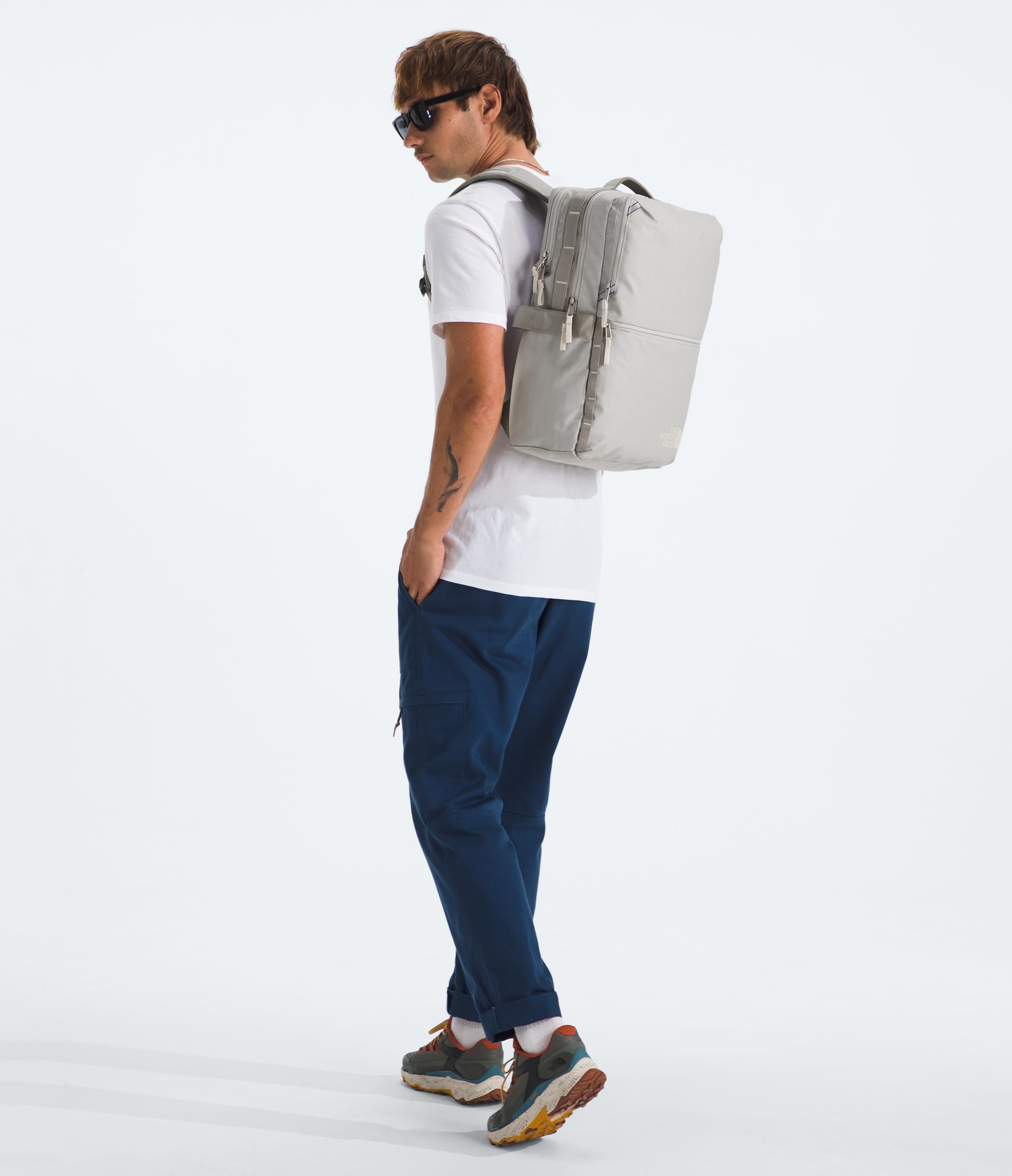 Foto 7 pulgar | Mochila De Día The North Face Base Camp Voyager Soapstone 26 L - Venta Internacional.