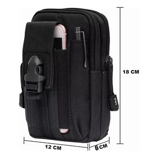 Foto 4 | 2ps Mochila Lab.g Tactica Bolsa Camuflaje Negro