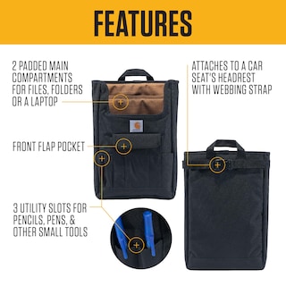 Foto 2 | Organizador Carhartt Para Asiento Delantero De Coche, Almacenamiento Para Asientos De Pasajeros - Venta Internacional.