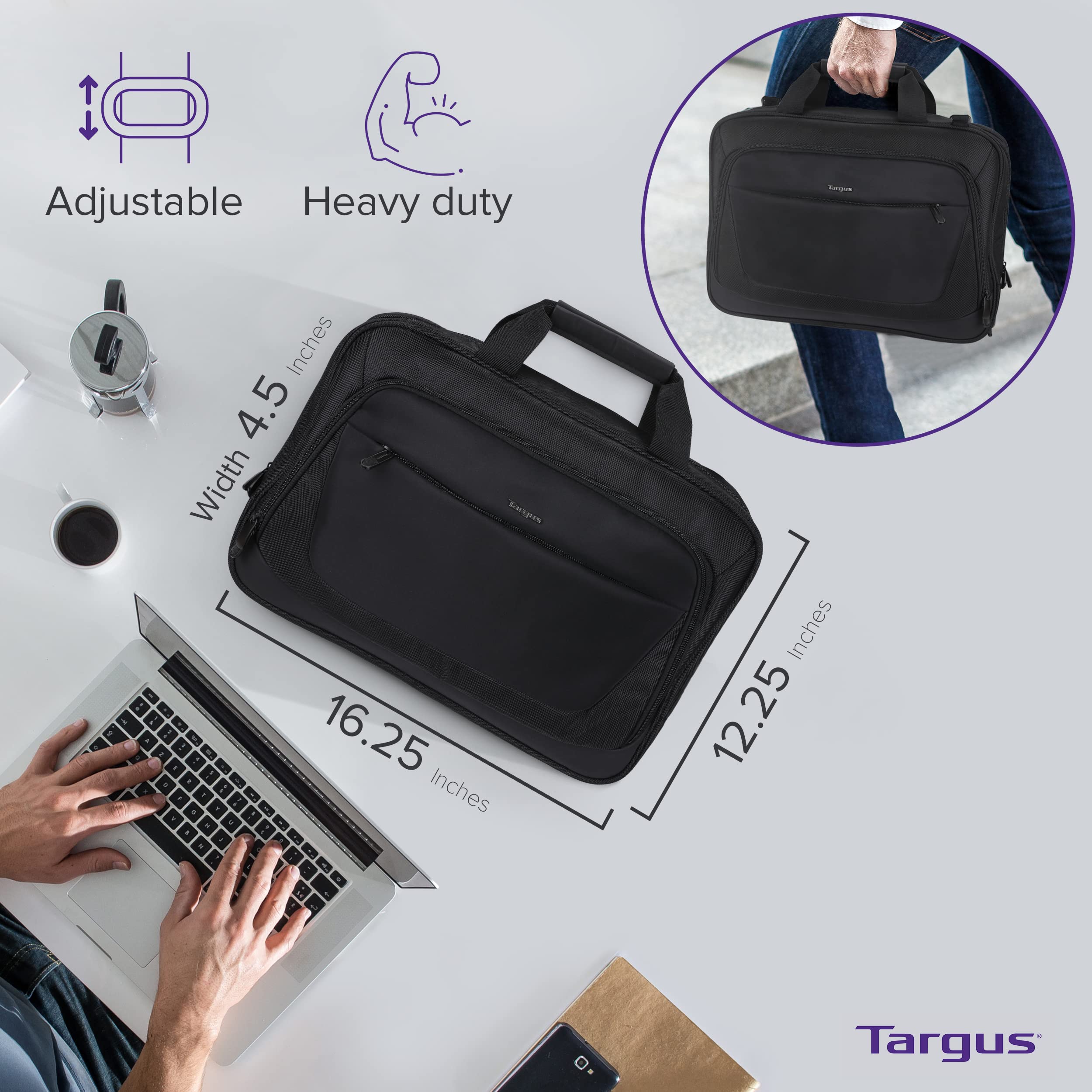 Foto 4 pulgar | Maletín Bandolera Para Portátil Targus Citylite 15.6 - Venta Internacional.