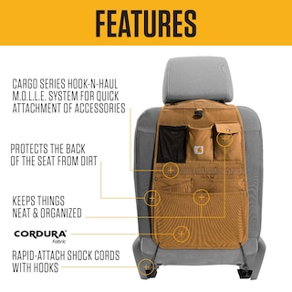 Foto 2 | Organizador De Respaldo De Asiento Carhartt Universal De Nailon Para Patos - Venta Internacional.