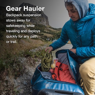 Foto 4 | Bolsa De Viaje Con Ruedas Osprey Transporter 40l Venturi Blue - Venta Internacional.