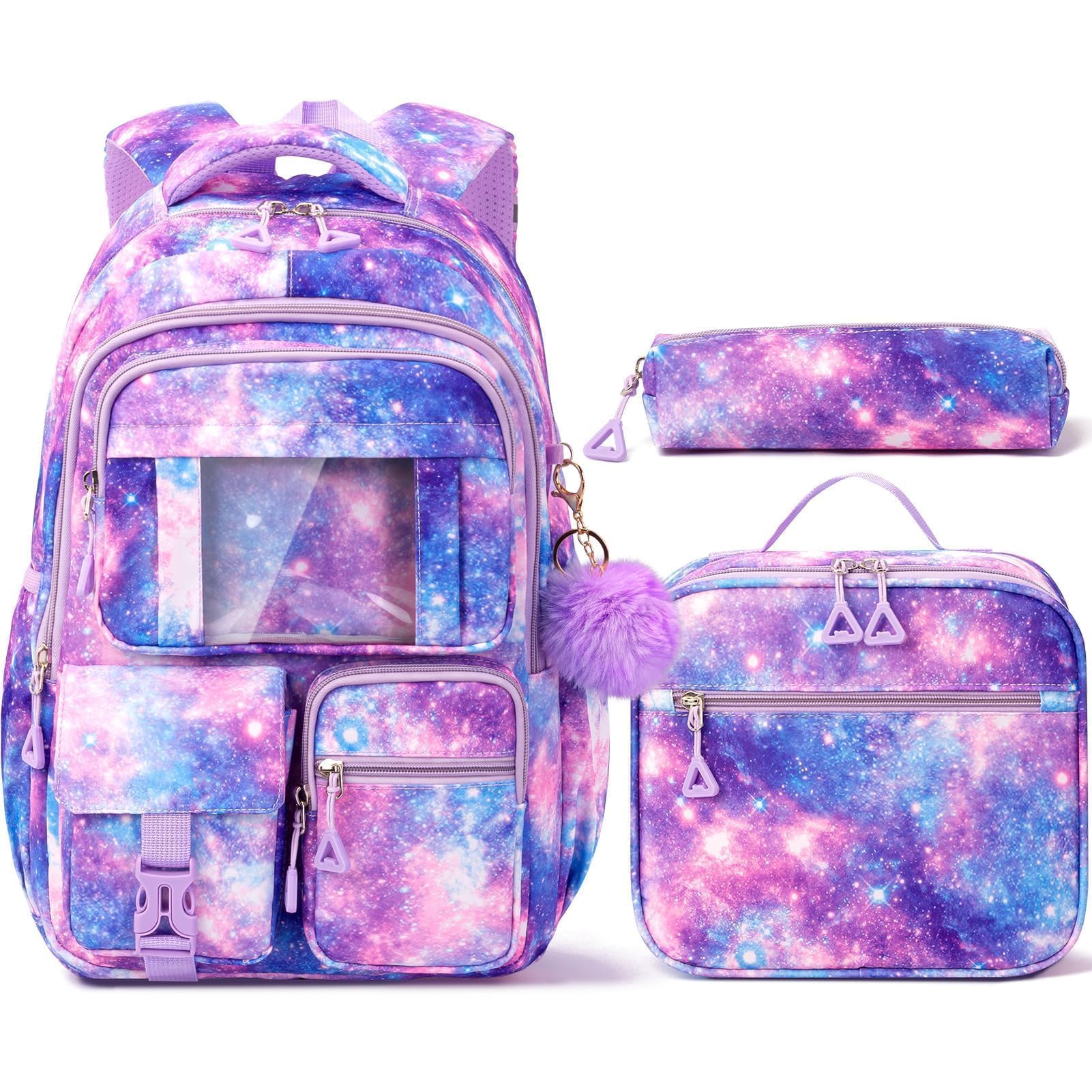 Foto 2 pulgar | Mochila Impermeable Fimibuke Para Niñas Con Lonchera Y Bolsa Para Lápices - Venta Internacional.