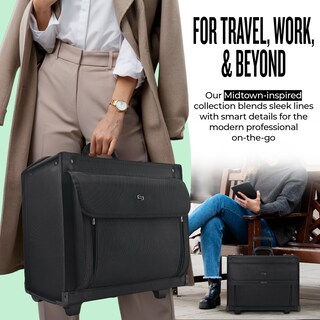 Foto 5 | Funda Rolling Catalog Solo New York Classic Negra De 17,3'' - Venta Internacional.