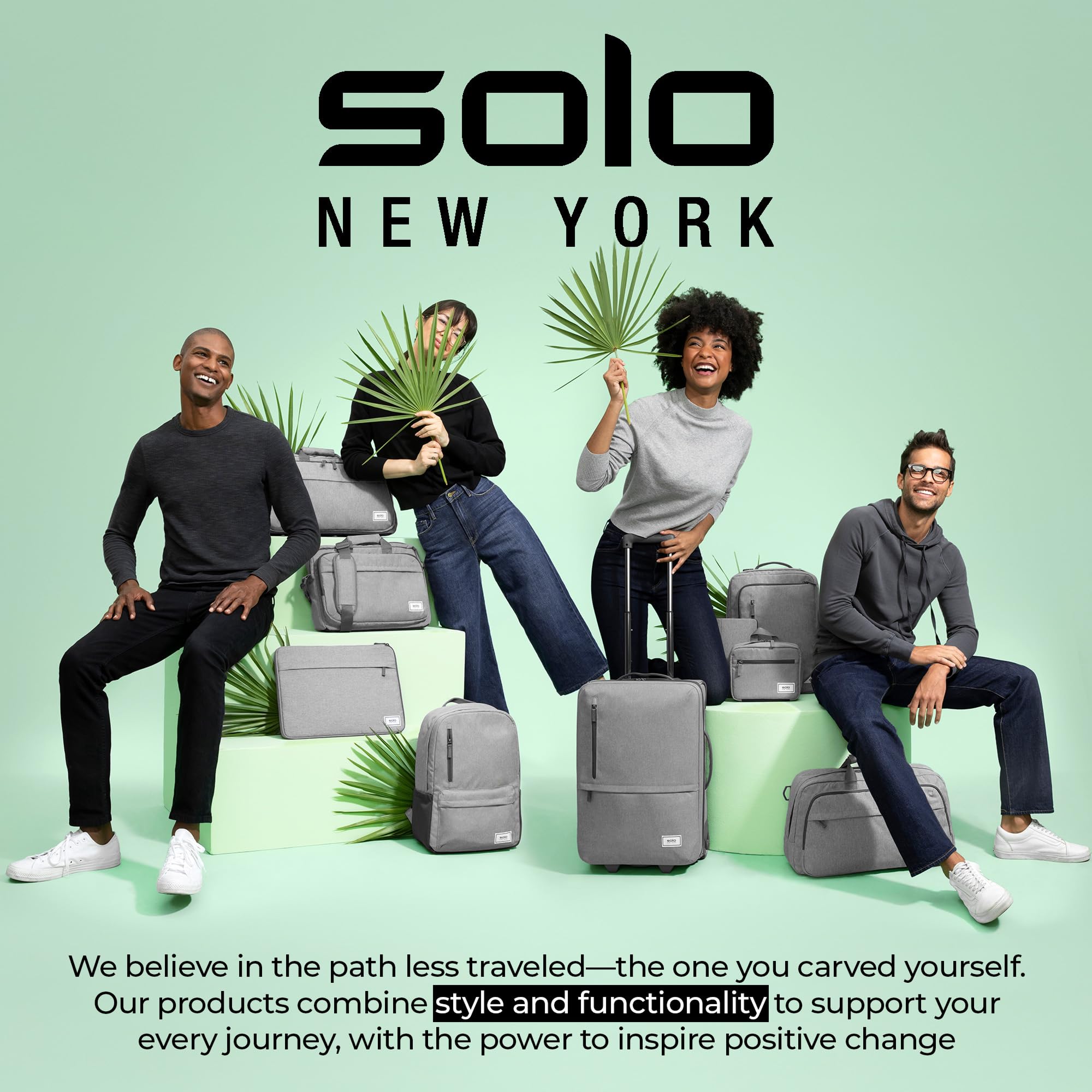 Foto 7 | Funda Rolling Catalog Solo New York Classic Negra De 17,3'' - Venta Internacional.