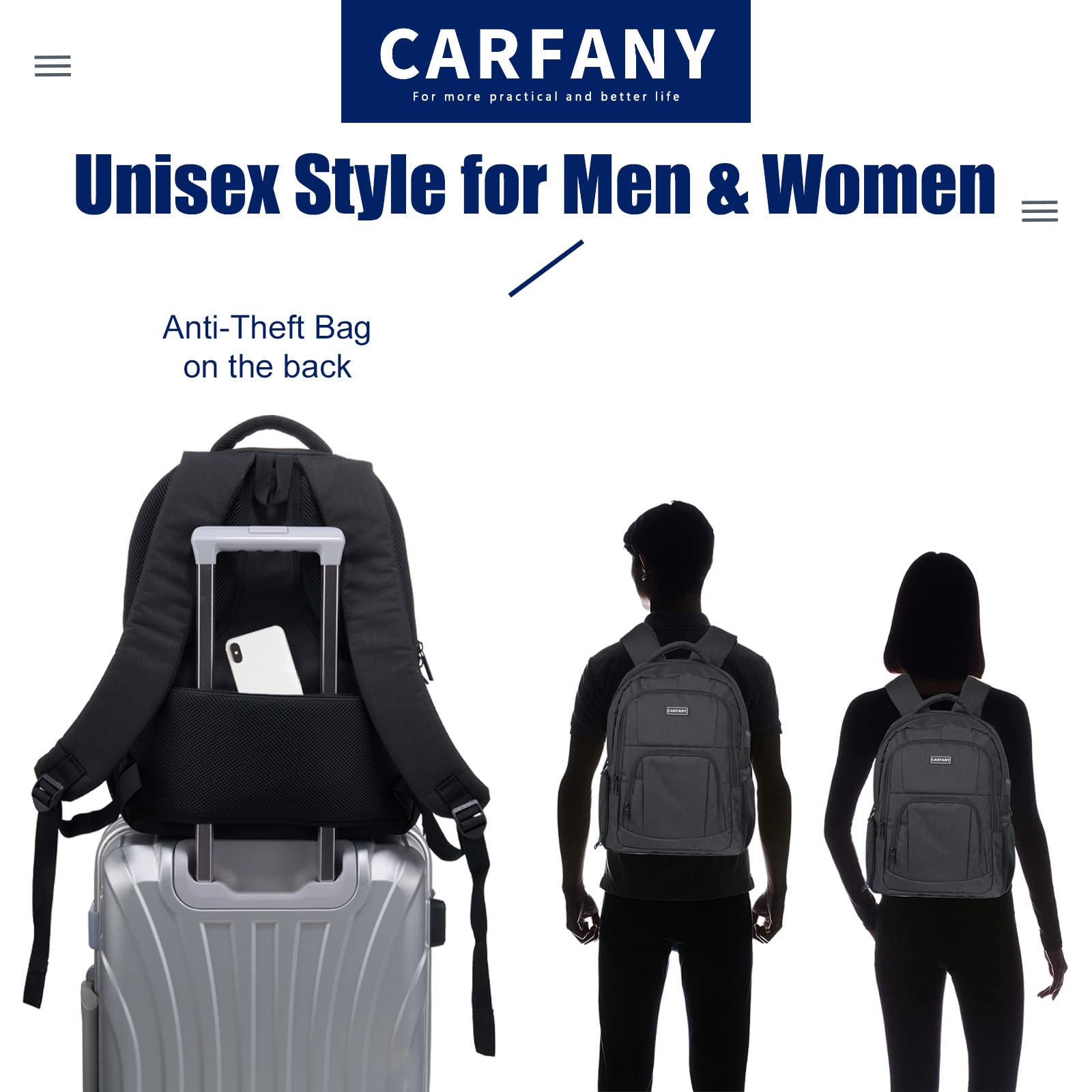 Foto 6 | Mochila Carfany Para Máquina Cpap Y Portátil - Venta Internacional.