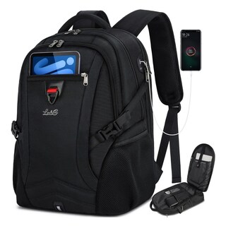 Foto 2 | Mochila Viaje Caballero, Unisex, Negro Total 45 L Lab.g Negro