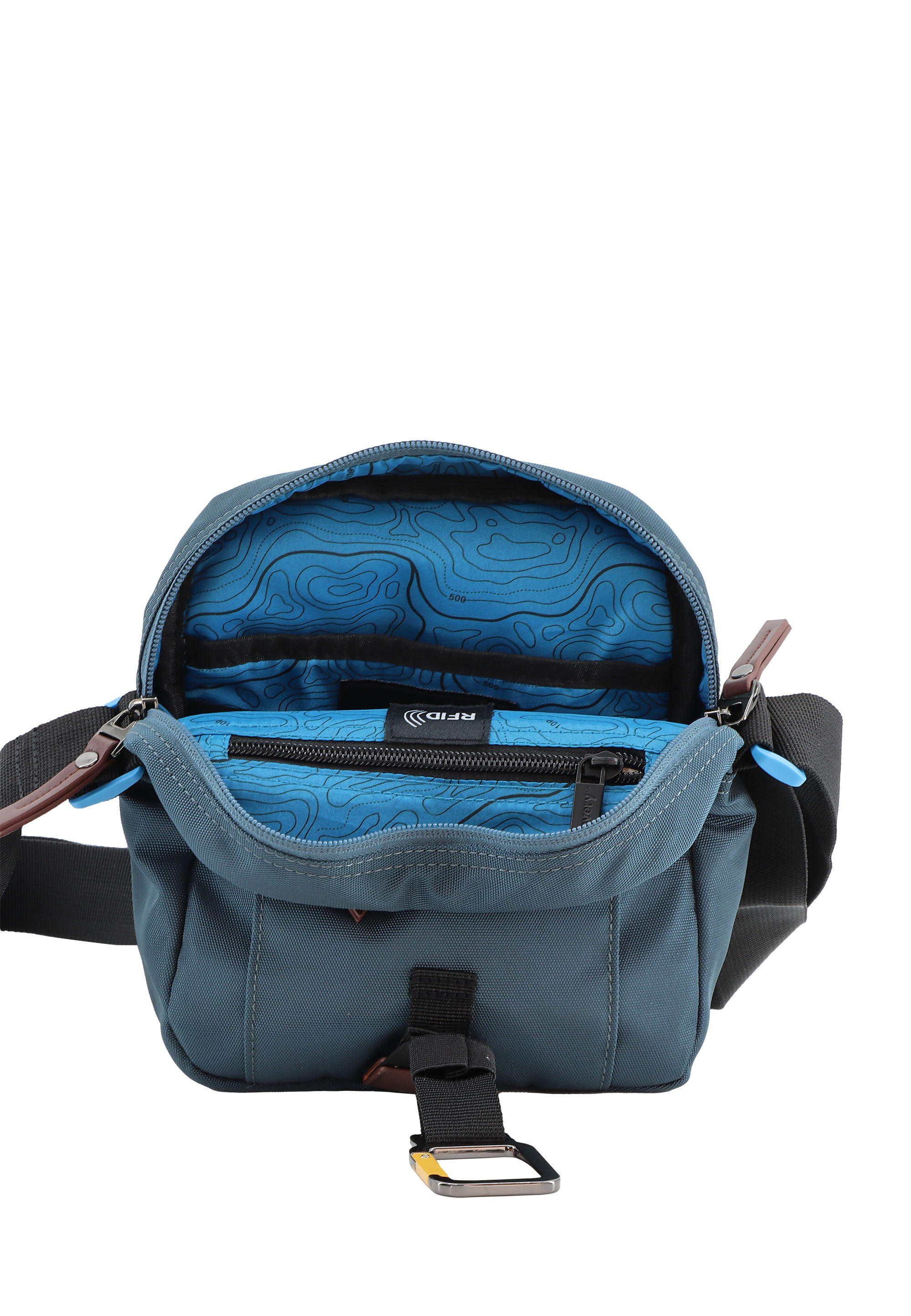 Foto 8 pulgar | Bolsa Marca Discovery Icon Color Azul Acero.