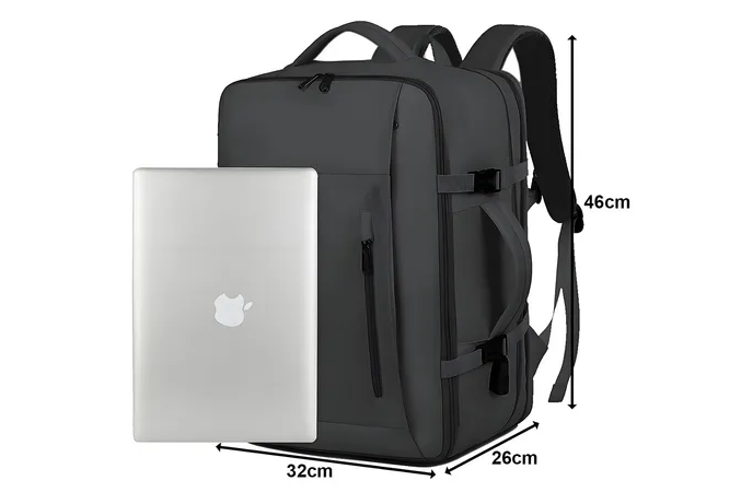 Foto 2 | Mochila Xtellar Para Laptop Mochilas Escolares Mochila De Viaje Mochila Impermeable Para Portátil Carga Por Usb Exte
