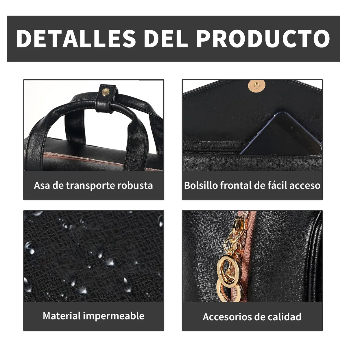 Foto 5 | Neceser Profesional Cosmetiquera De Mujer 14 En 1 Lab.g Negro