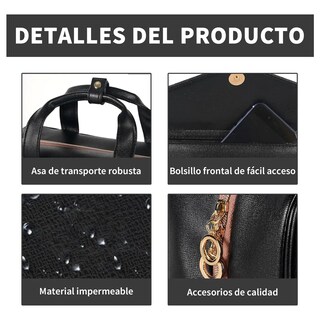 Foto 5 | Neceser Profesional Cosmetiquera De Mujer 14 En 1 Lab.g Negro