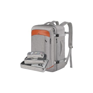 Foto 4 | Mochila De Viaje Expandible Antirrobo De 40 L Eo Safe Imports Esi-19854 Gris