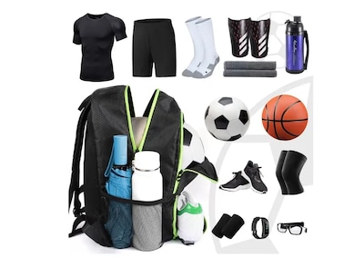 Foto 2 | Xtellar Mochila Deportiva Premium 28l Con Compartimento Impermeable Para Zapatos Y Balón: Ideal Para Fútbol,