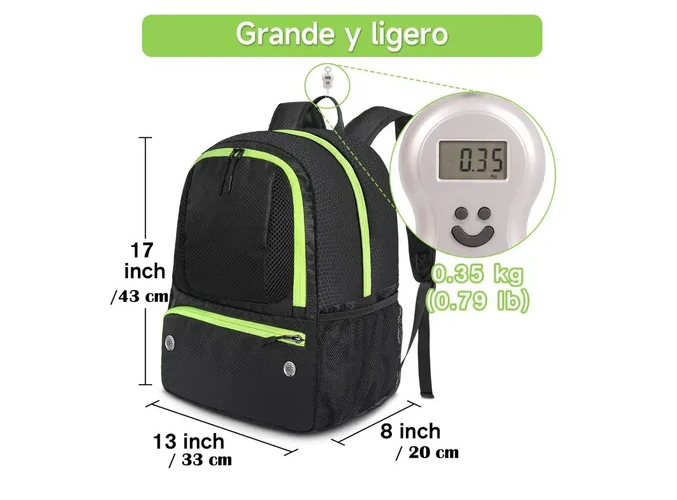 Foto 5 pulgar | Xtellar Mochila Deportiva Premium 28l Con Compartimento Impermeable Para Zapatos Y Balón: Ideal Para Fútbol,