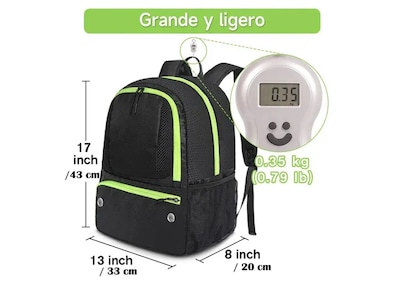Foto 4 | Xtellar Mochila Deportiva Premium 28l Con Compartimento Impermeable Para Zapatos Y Balón: Ideal Para Fútbol,