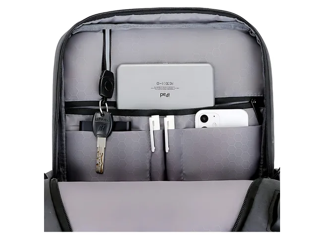 Foto 6 pulgar | Mochila Xtellar Elegante Para Estudiantes, Impermeable, Antirrobo Con Puerto Usb, Espaciosa Para Laptop, Ideal Par