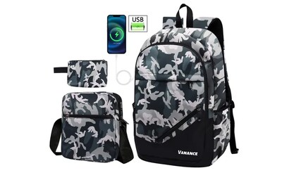 Foto 1 | Xtellar Mochila Antirrobo Multiusos Con Compartimentos De Almacenamiento, Impermeable, Oxford 900d, Estilo Camuflaje Ch
