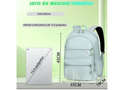 Foto 2 | Mochila Xtellar Uniuni Sc-s707 Verdes 30l - Almacenamiento Versátil Y Resistente.