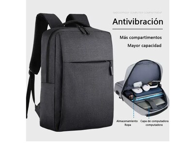 Foto 4 | Xtellar Mochila Antirrobo E Impermeable Para Estudiantes Con Puerto Usb - Laptop Backpack