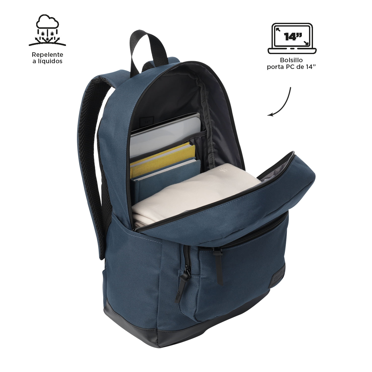Foto 5 pulgar | Mochila Grande Porta Laptop 14 | 20 L Tocax