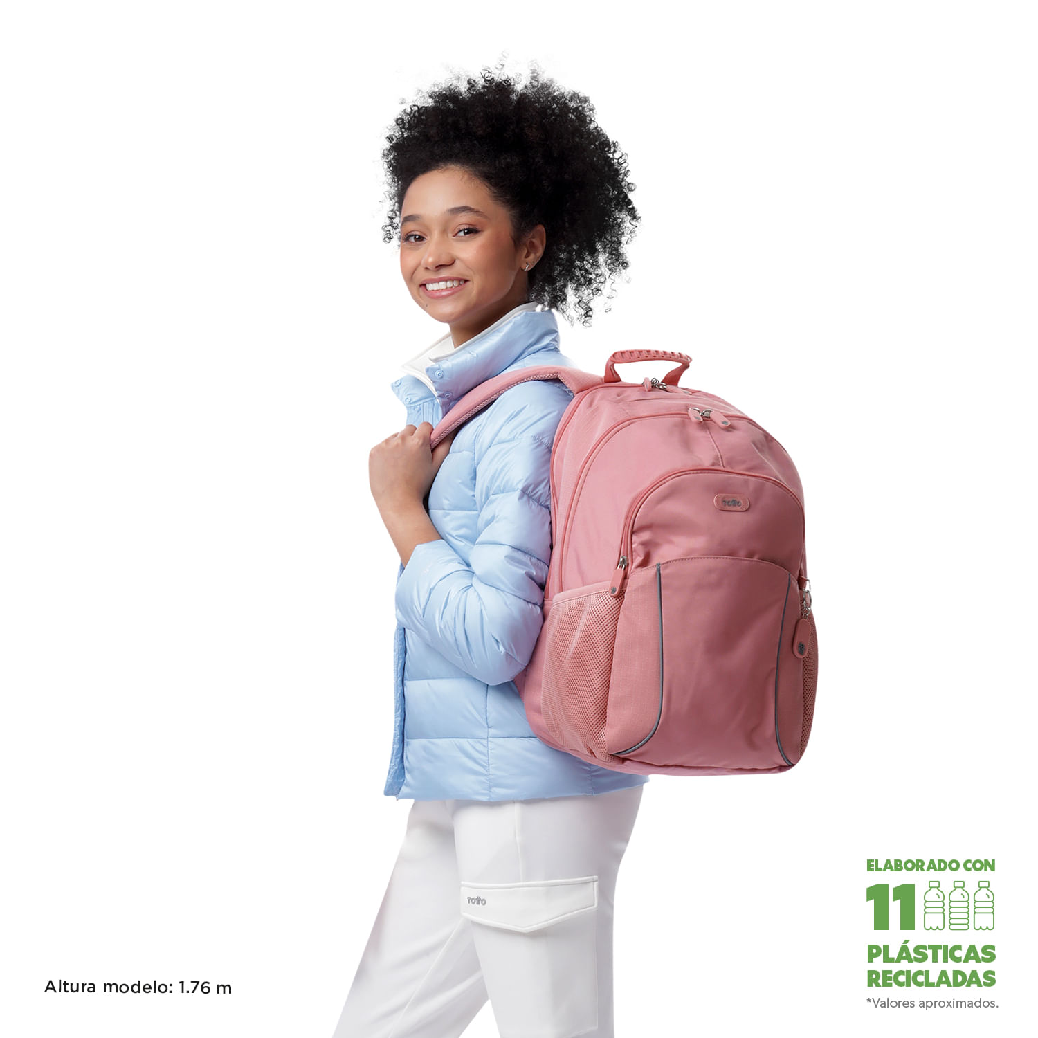 Foto 3 pulgar | Mochila Ergonómica Grande Porta Laptop 15.4 | 32 L Cambri 2.0