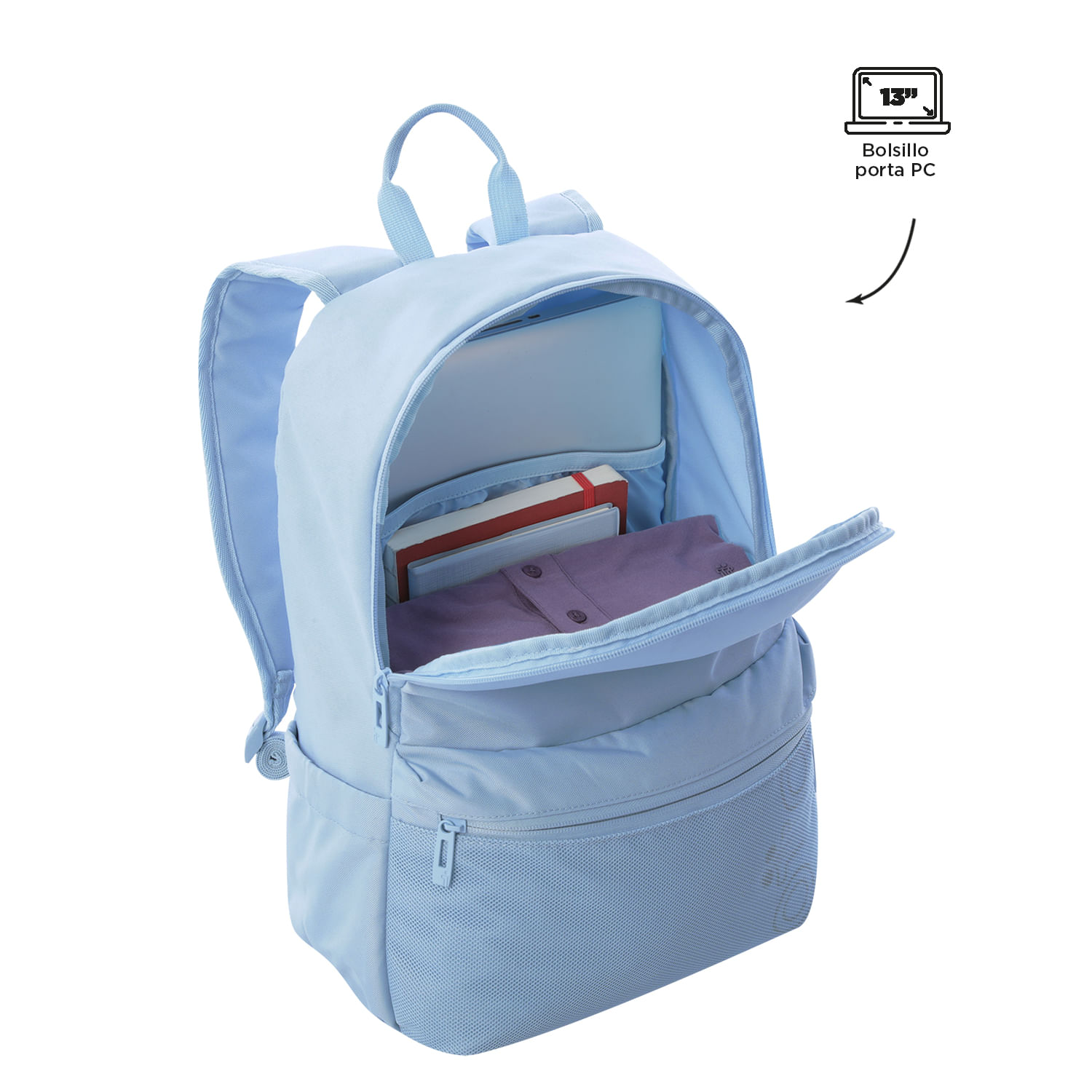 Foto 5 pulgar | Mochila Mediana Porta Laptop 13 | 13 L Dragonar 2.0