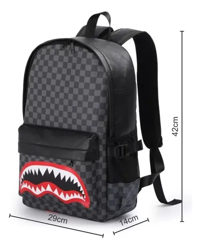 Foto 4 pulgar | Tiburón Xtellar Mochila Impermeable De Cuero Suave Para Hombre