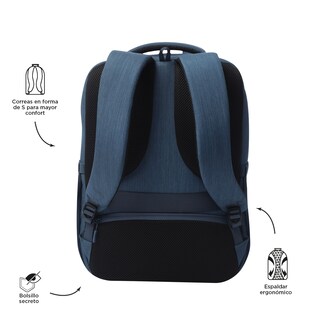 Foto 4 | Mochila Ergonómica Grande Porta Laptop 16 | 16 L Dallas
