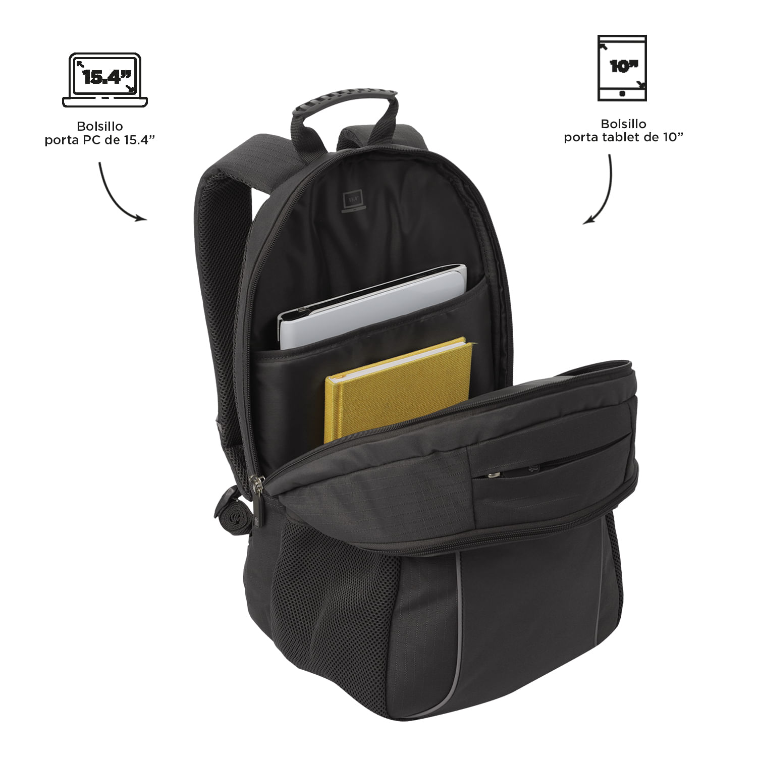 Foto 4 | Mochila Ergonómica Grande Porta Laptop 15.4 | 32 L Cambri 2.0