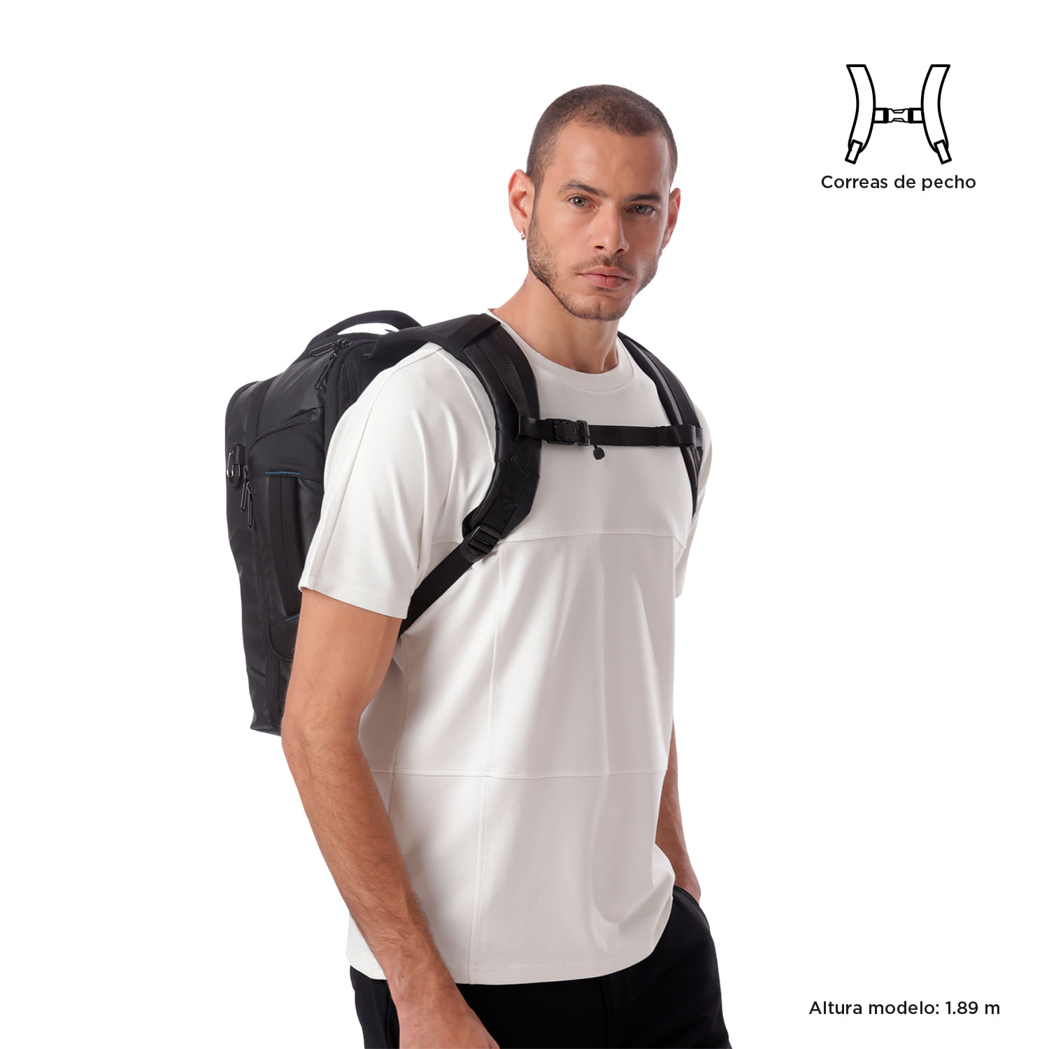 Foto 5 pulgar | Mochila Ergonómica Grande Porta Laptop 15.4 | 29 L Deploy